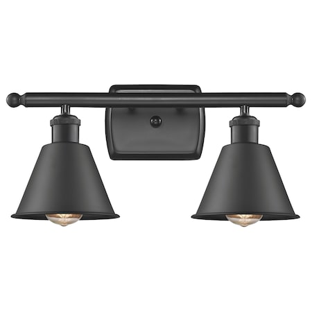 Innovations Lighting 2 Light Bathroom Fixture 516-2W-BK-M8